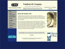 Tablet Screenshot of faulknercpa.com